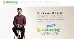 Desktop Screenshot of cottonking.com